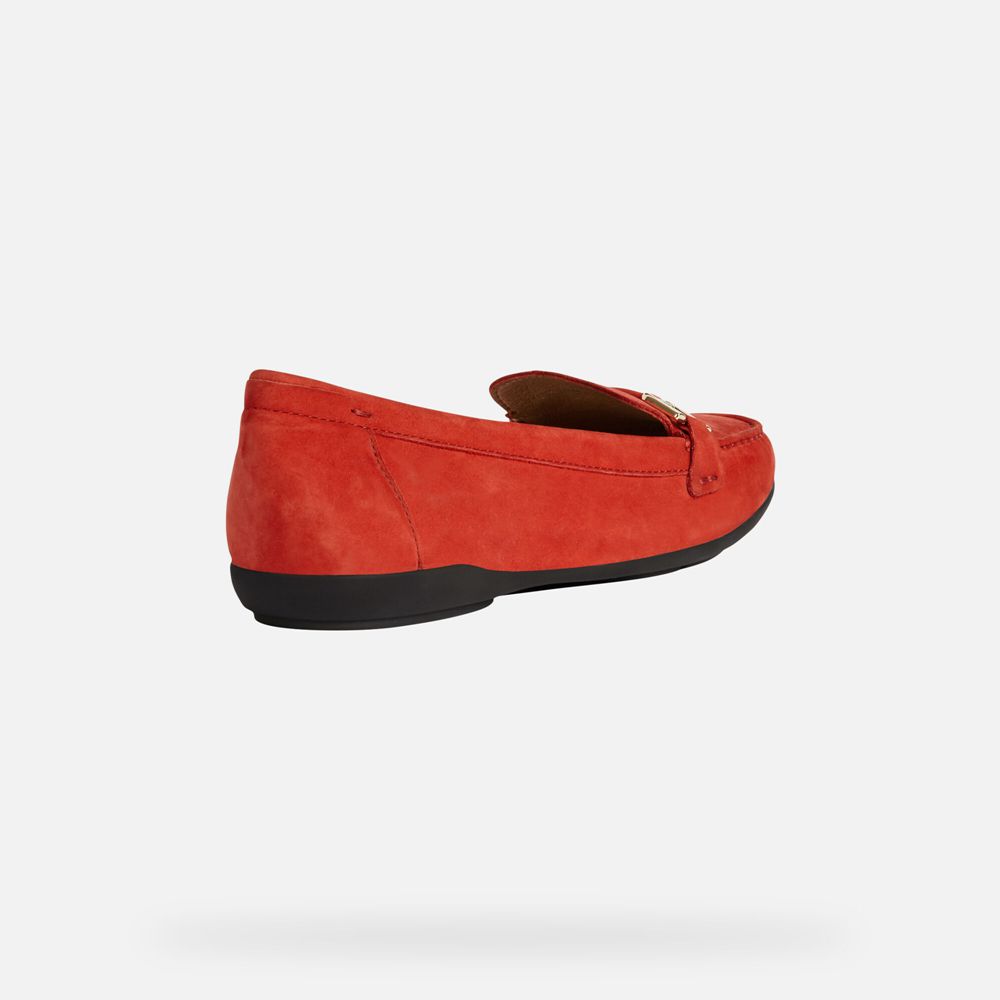 Geox Loafers Red Annytah - Geox Womens Shoes - MNSAQH624